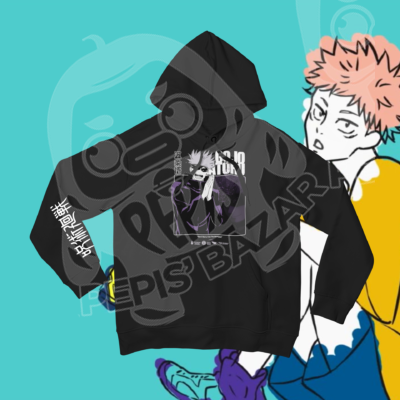 Poleron Gojo Bloody – Jujutsu Kaisen - Imagen 2