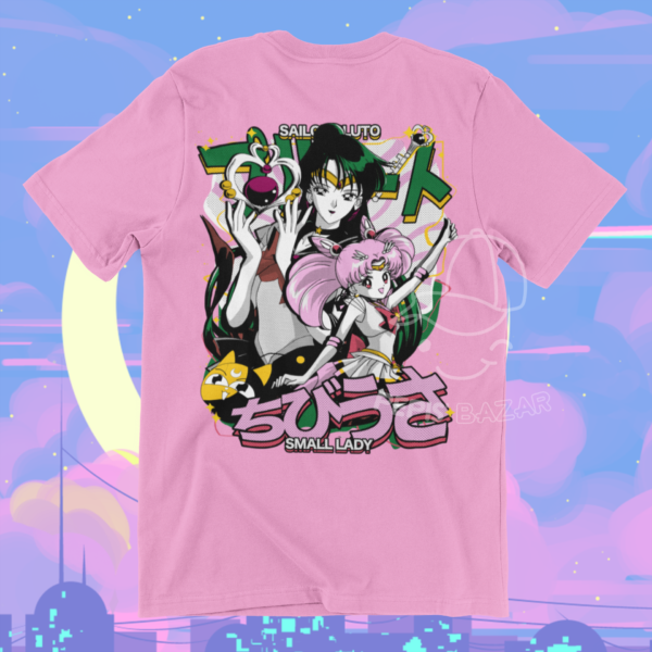 Polera Sailor Chibi Moon & Sailor Pluto – Sailor Moon - Imagen 3