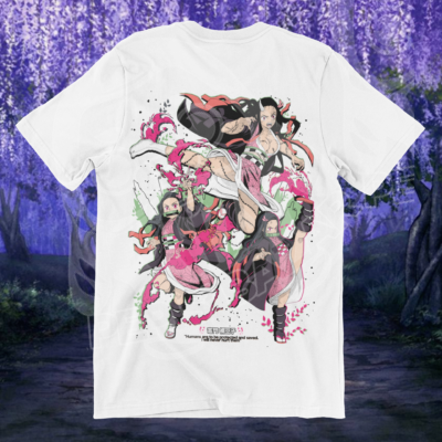 Polera Nezuko Demon - Kimetsu no Yaiba - Imagen 2